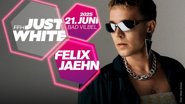 Star-DJ Felix Jaehn bei FFH Just White