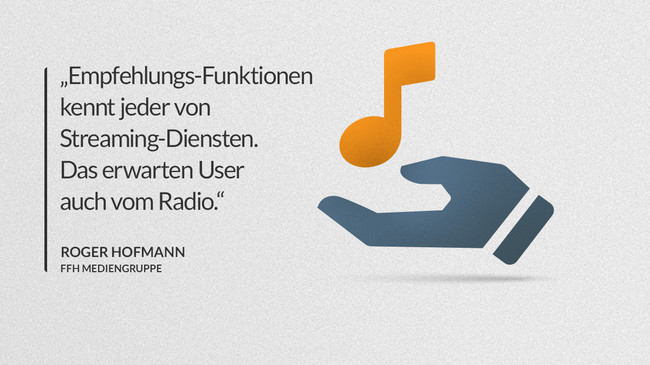 Diese Playlist könnte dir gefallen: Erstes Radio Empfehlungssystem