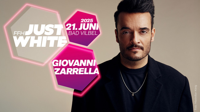 Megastar Giovanni Zarrella bei FFH Just White