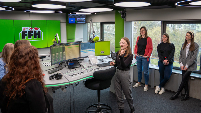 Audio-Workshop mit RMS und Ferrero im Funkhaus der FFH MEDIENGRUPPE