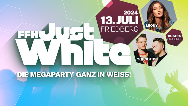 Leony und YouNotUs kommen zu „FFH-Just White!“ nach Friedberg